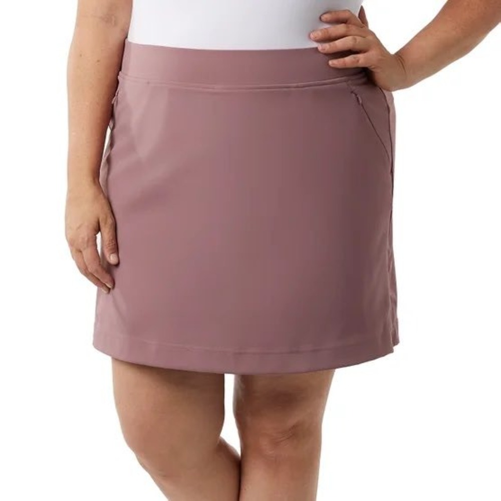 32 Degrees Cool Womens Pink Active Skort XX-Large Zipper Pockets 1953805